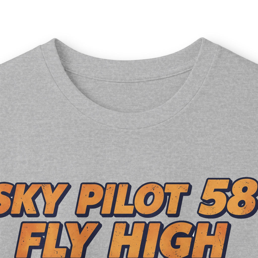 Sky Pilot 58-Fly High Vintage Aviation Long Sleeve Tee
