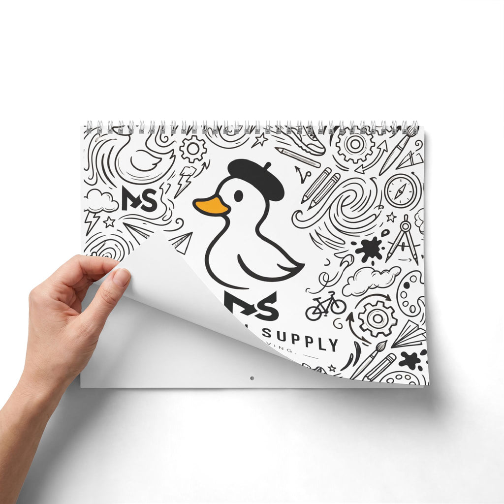 Motion Supply Duck Doodle Wall Calendar