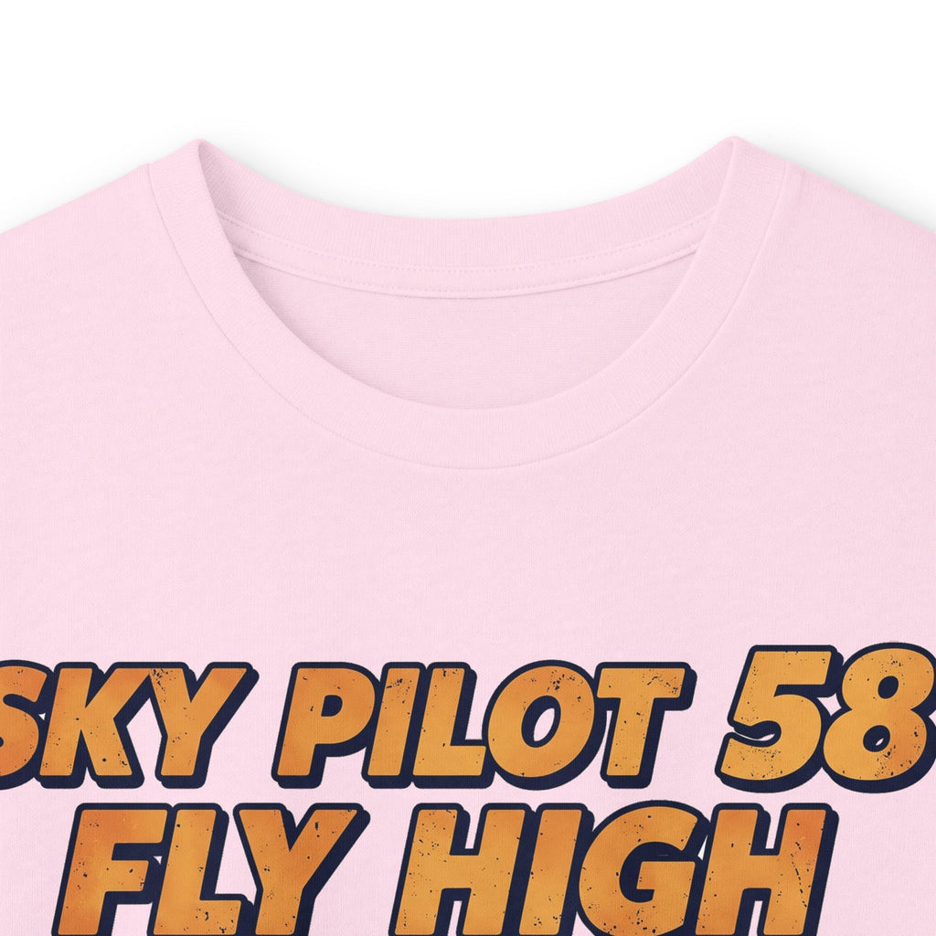 Sky Pilot 58-Fly High Vintage Aviation Long Sleeve Tee