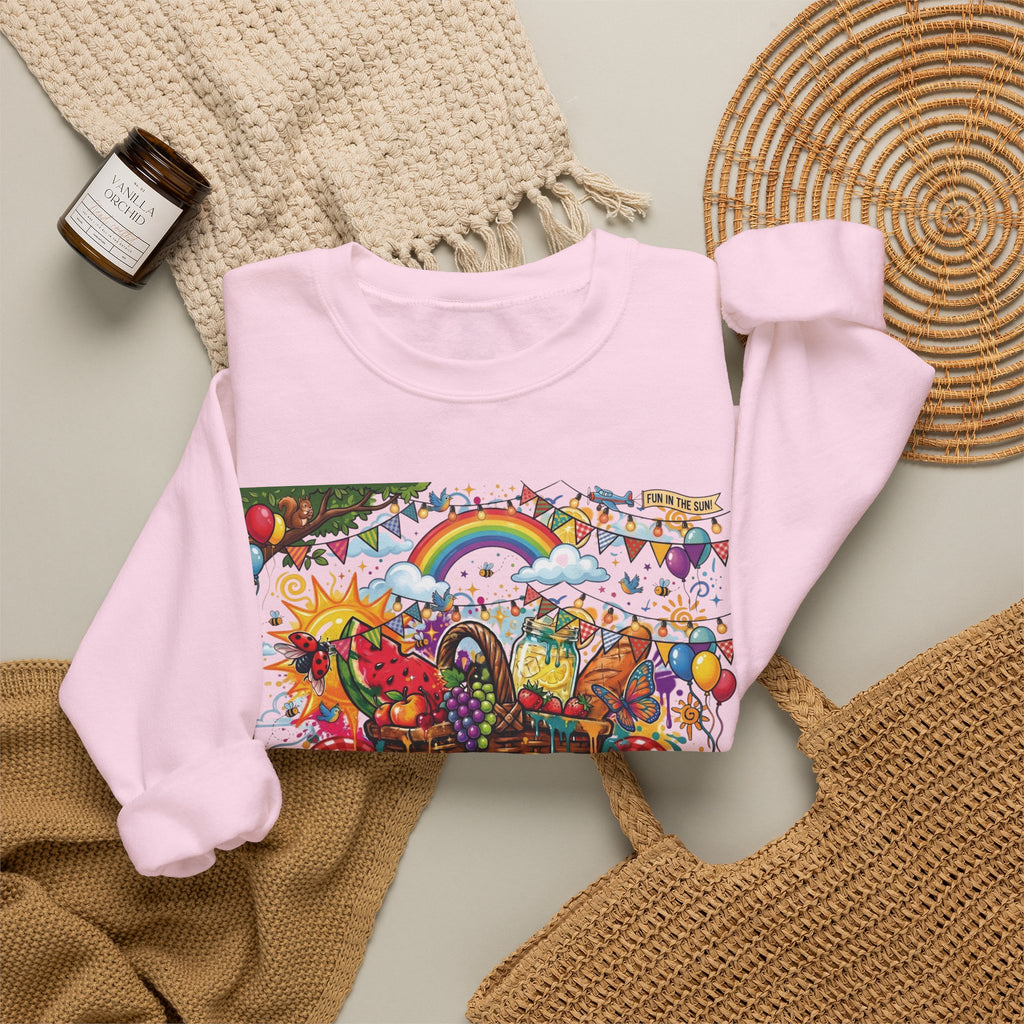 Picnic Day Rainbow Nature Sweatshirt