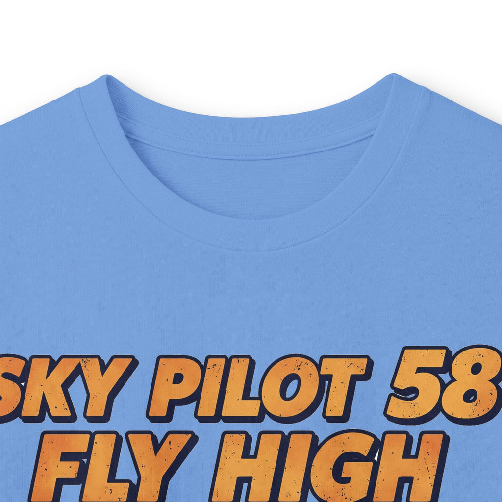 Sky Pilot 58-Fly High Vintage Aviation Long Sleeve Tee