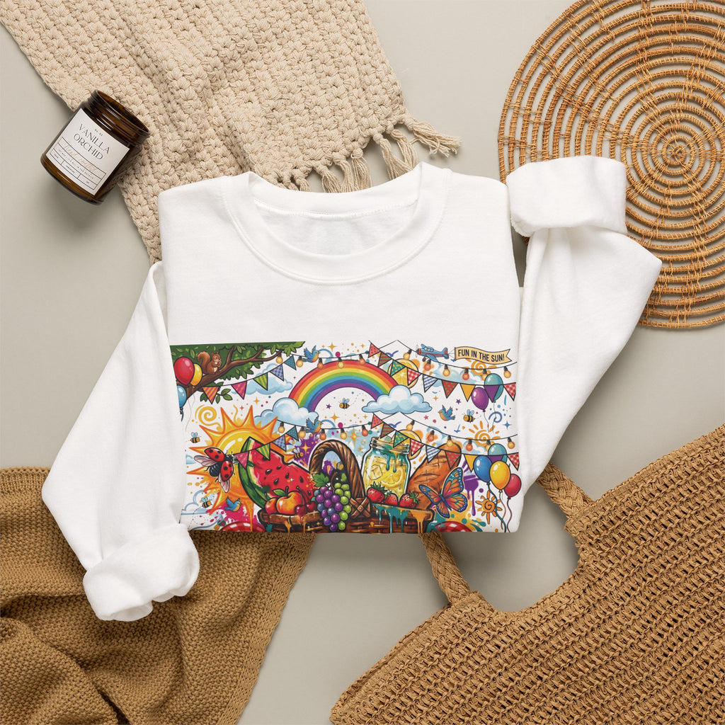 Picnic Day Rainbow Nature Sweatshirt