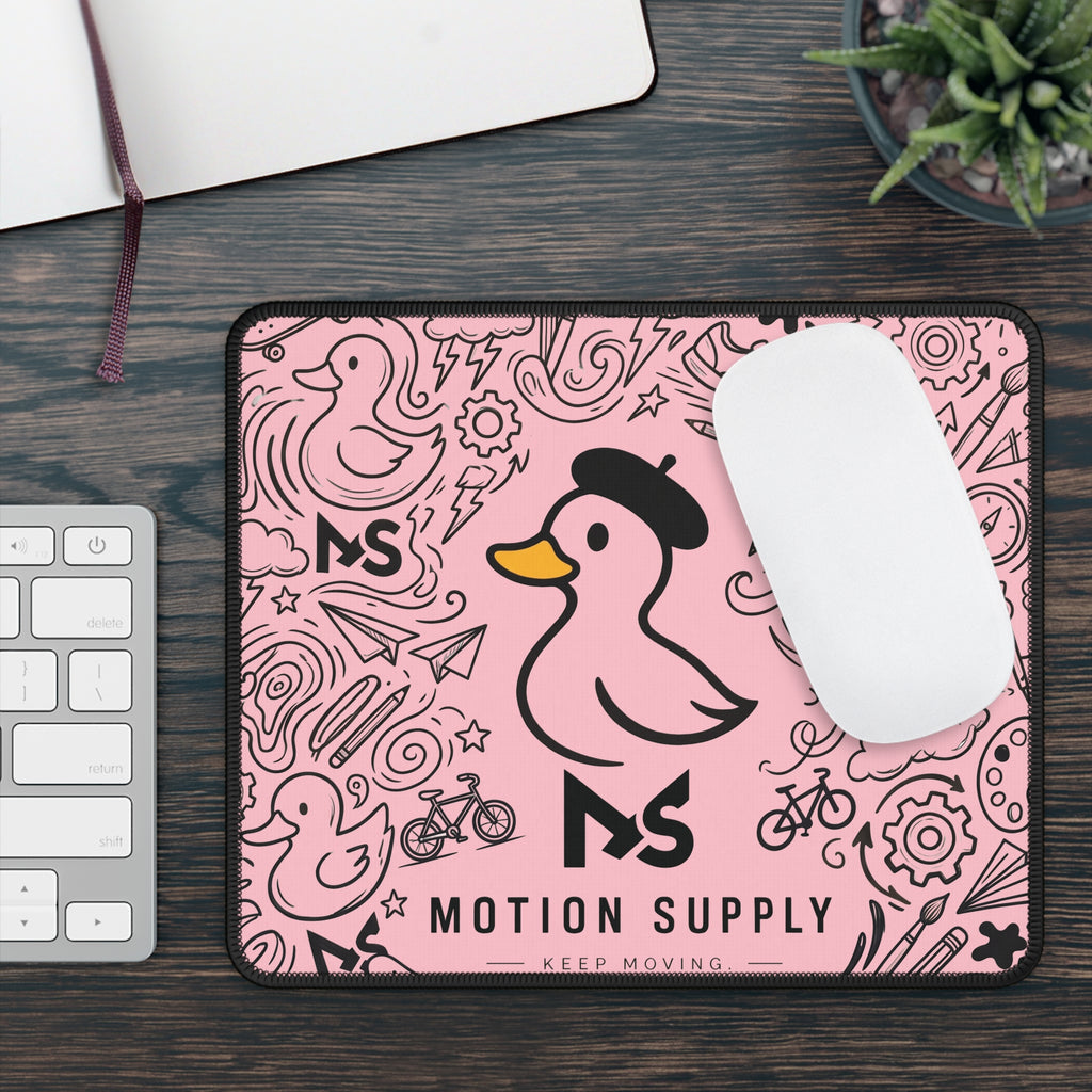 Motion Supply Pink Duck Gaming Mouse Pad