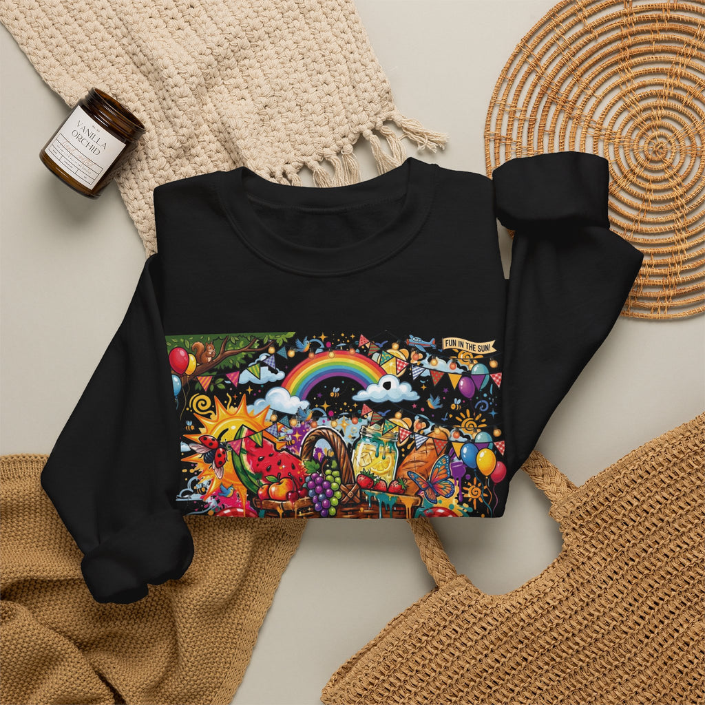 Picnic Day Rainbow Nature Sweatshirt