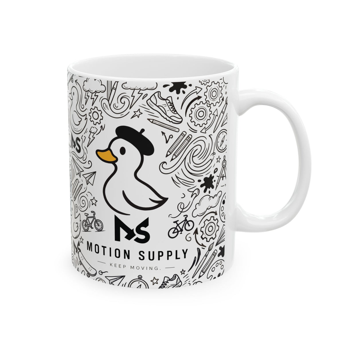 Doodle Art Ceramic Mug