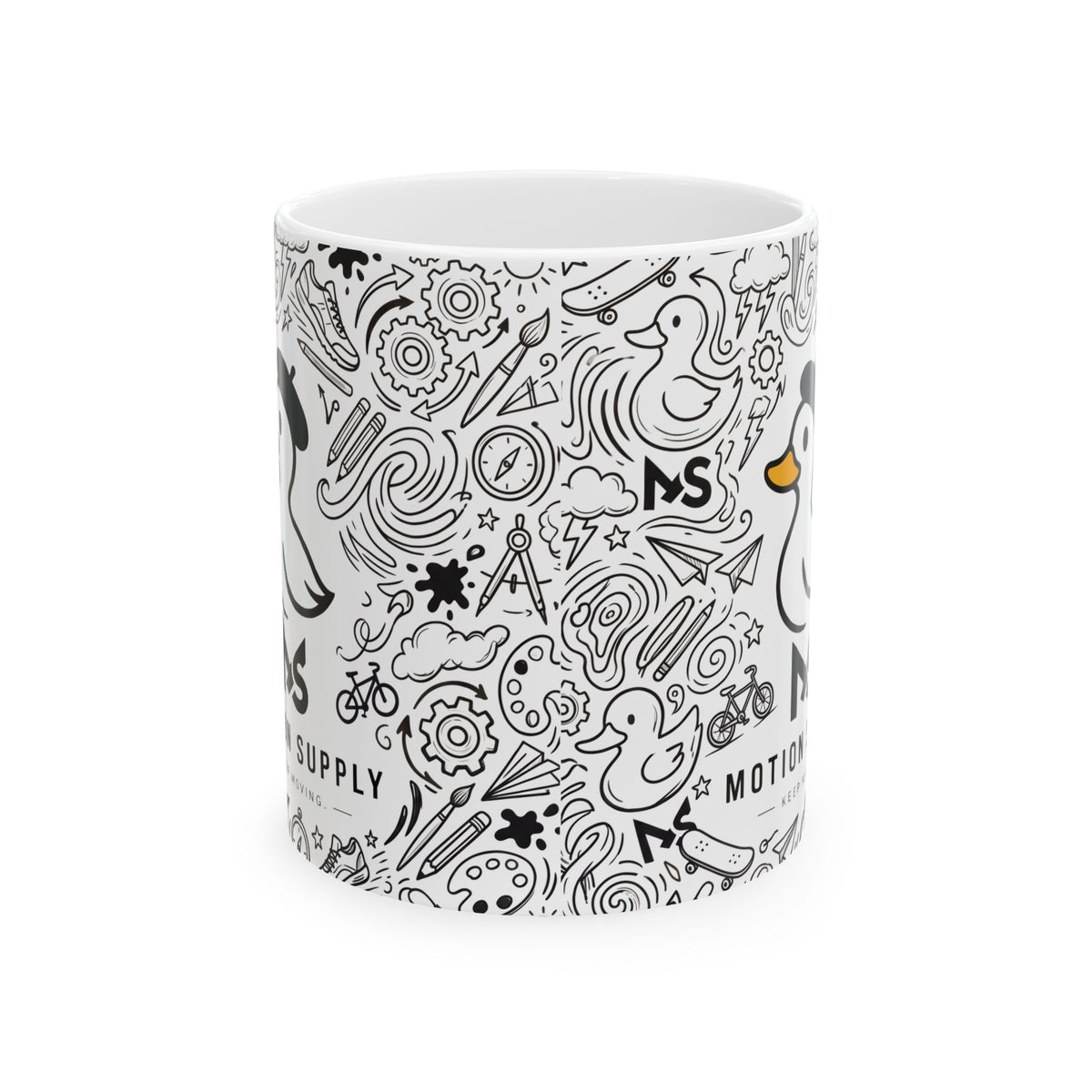 Doodle Art Ceramic Mug
