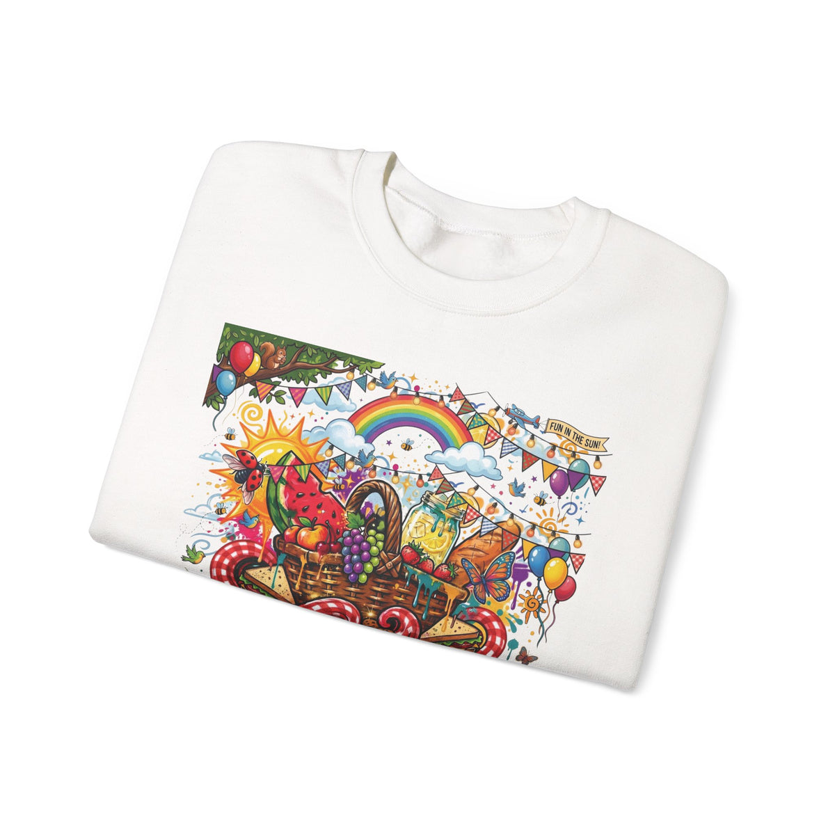 Picnic Day Rainbow Nature Sweatshirt