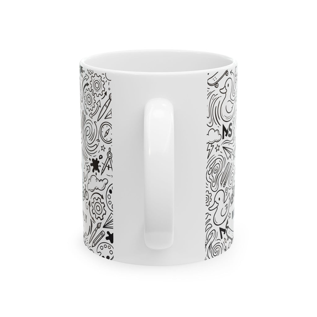 Doodle Art Ceramic Mug
