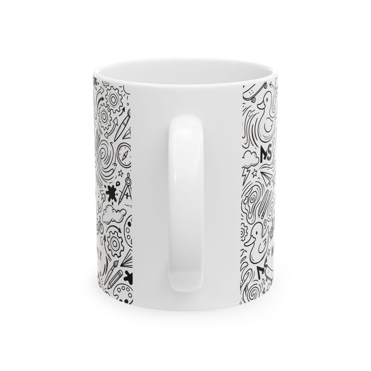 Doodle Art Ceramic Mug